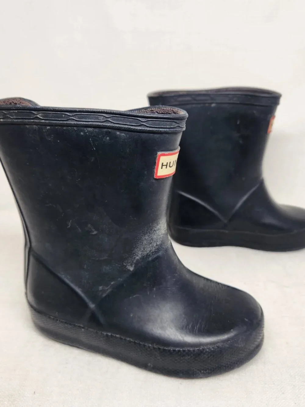 Hunter Boys Dark Blue Size 5 Baby Toddler Rain Boots First Classic